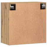 Wall Cabinet Artisan Oak 60x31x60 cm Engineered Wood - Rear View