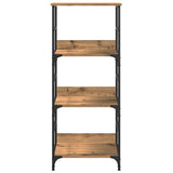 Book Cabinet Artisan Oak 50x33x117.5 cm Engineered Wood - Top-Down View