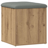 Storage Bench Artisan Oak 42x42x45 cm Engineered Wood