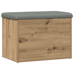 Storage Bench Artisan Oak 62x42x45 cm Engineered Wood