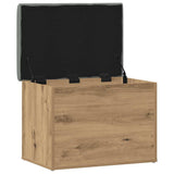 Storage Bench Artisan Oak 62x42x45 cm Engineered Wood - 45-Degree Angle