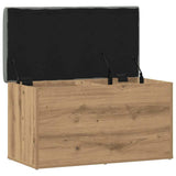 Storage Bench Artisan Oak 82x42x45 cm Engineered Wood