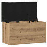 Storage Bench Artisan Oak 82x42x45 cm Engineered Wood - 45-Degree Angle