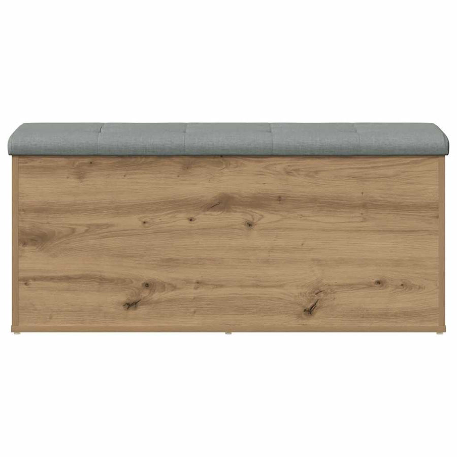 Storage Bench Artisan Oak 102x42x45 cm Engineered Wood