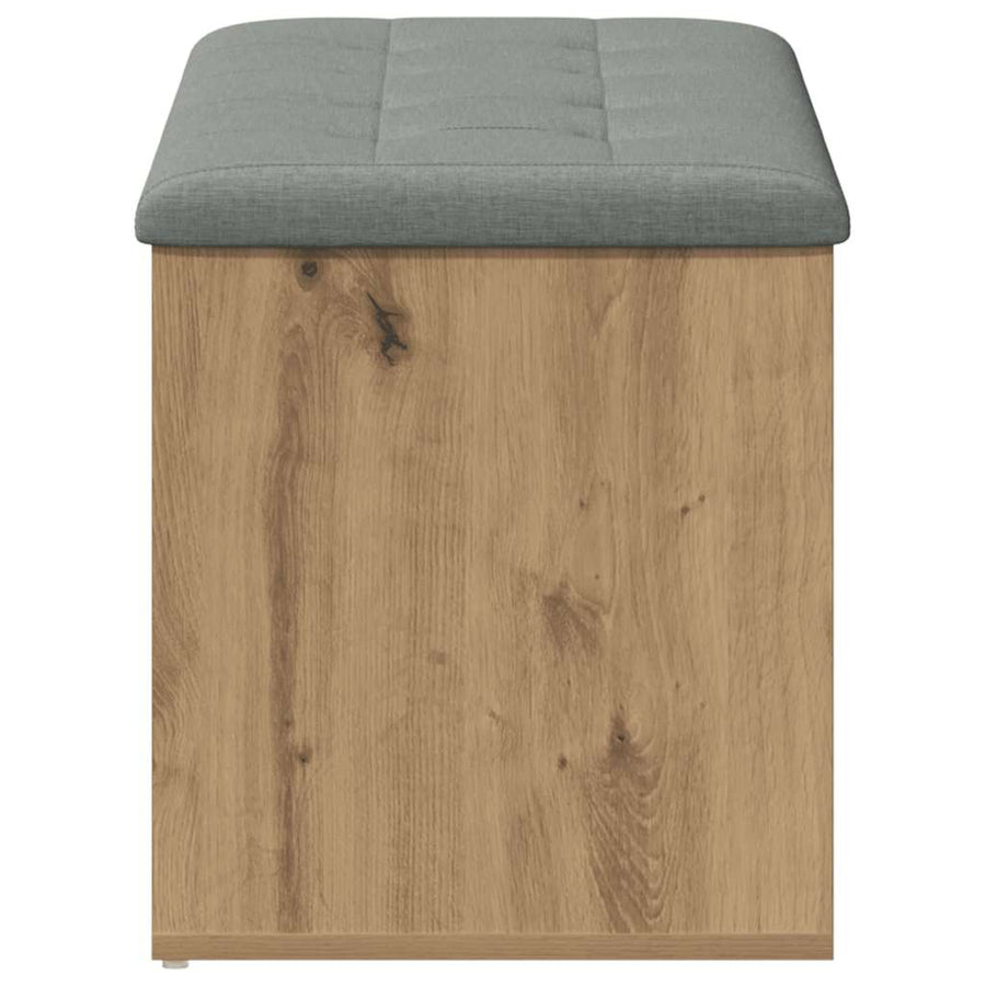 Storage Bench Artisan Oak 102x42x45 cm Engineered Wood