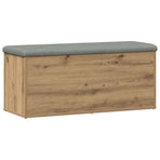 Storage Bench Artisan Oak 102x42x45 cm Engineered Wood