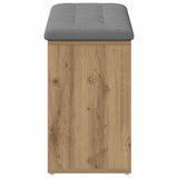 Shoe Bench Artisan Oak 102x32x50 cm Engineered Wood