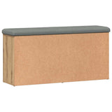 Shoe Bench Artisan Oak 102x32x50 cm Engineered Wood