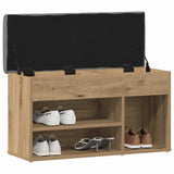 Shoe Bench Artisan Oak 82x32x45.5 cm Engineered Wood