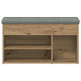 Shoe Bench Artisan Oak 82x32x45.5 cm Engineered Wood