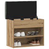 Shoe Bench Artisan Oak 62x32x50 cm Engineered Wood