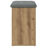 Shoe Bench Artisan Oak 62x32x50 cm Engineered Wood