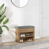 Shoe Bench Artisan Oak 62x32x50 cm Engineered Wood