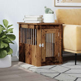 Dog Crate Furniture Old Wood 45x62x59 cm Engineered Wood