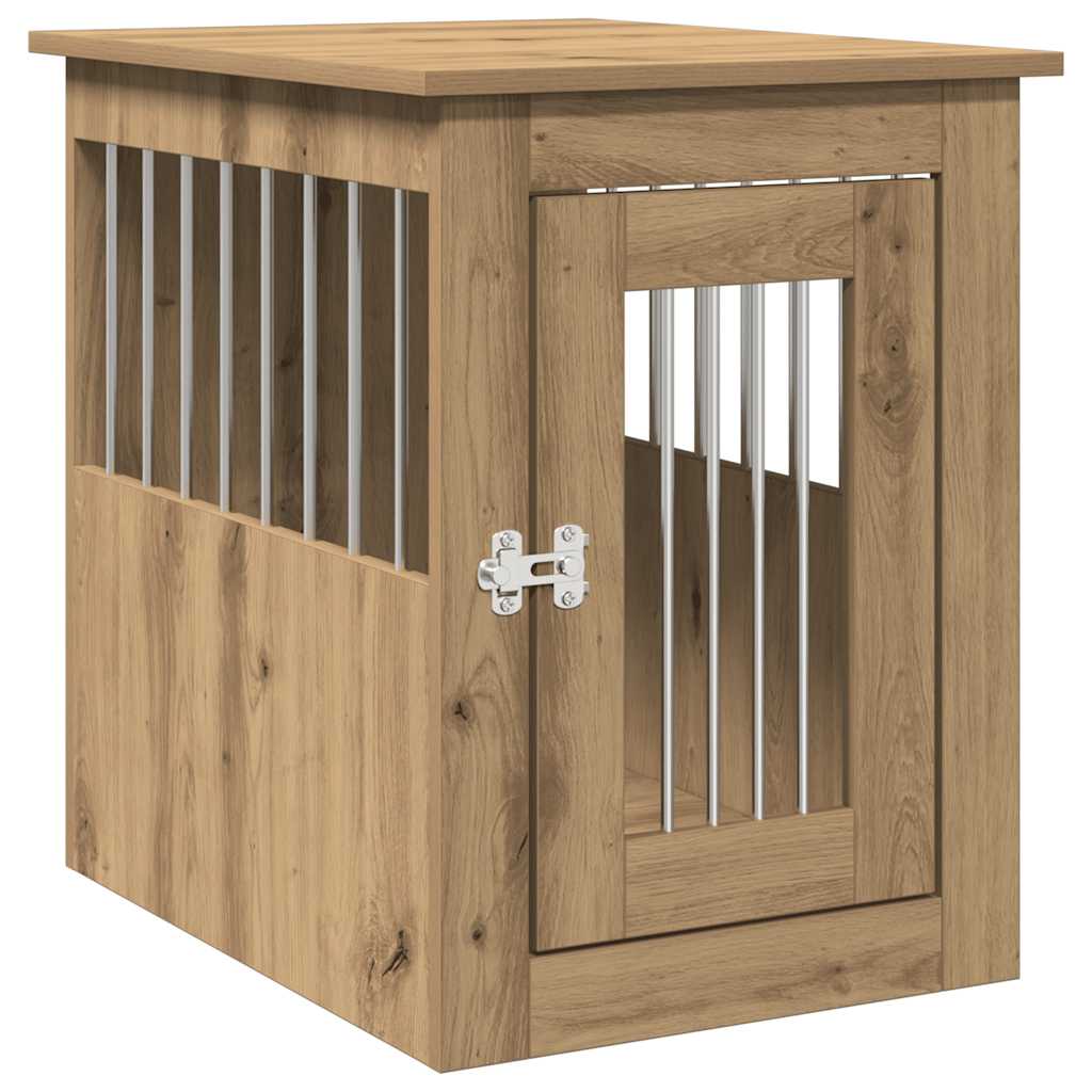 Dog Crate Furniture Artisan Oak 45x62x59 cm Engineered Wood