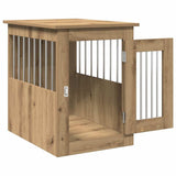 Dog Crate Furniture Artisan Oak 45x62x59 cm Engineered Wood - Top-Down View