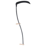Scythe with Grinding Stone 145 cm - Top-Down View