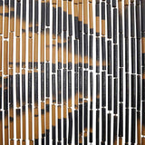 Insect Door Curtain Palm Tree Print 100x220 cm Bamboo - Close-Up Angle