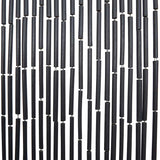 Insect Door Curtain Dark Grey 90x220 cm Bamboo - Rear View