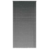 Insect Door Curtain Dark Grey 100x220 cm Bamboo - Side View