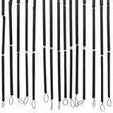 Insect Door Curtain Dark Grey 100x220 cm Bamboo - 45-Degree Angle