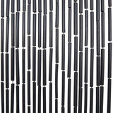 Insect Door Curtain Dark Grey 100x220 cm Bamboo - Rear View