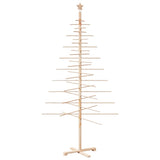 Wooden Christmas Tree for Decoration 210 cm Solid Wood Pine