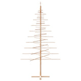 Wooden Christmas Tree for Decoration 210 cm Solid Wood Pine - Top-Down View