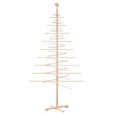 Wooden Christmas Tree for Decoration 210 cm Solid Wood Pine - 45-Degree Angle