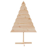 Wooden Christmas Tree for Decoration 150 cm Solid Wood - Side View