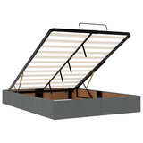 Ottoman Storage Bed Frame without Mattress Dark Grey Double Fabric - Extra Image