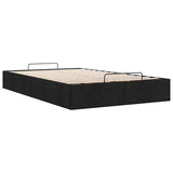 Ottoman Storage Bed Frame without Mattress Black King Single Fabric - Extra Image