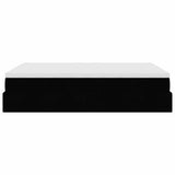 Ottoman Bed with Mattress Black Queen Fabric - Extra Image