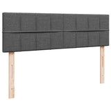 Ottoman Bed with Mattress Dark Grey Double Fabric - Extra Image