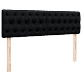Ottoman Bed with Mattress Black Double Fabric - Extra Image