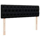 Ottoman Bed with Mattress Black Queen Fabric - Extra Image