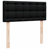 Ottoman Bed with Mattress & LEDs Black King Single Fabric - Extra Image