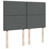 Ottoman Bed with Mattress Dark Grey Queen Fabric - Extra Image