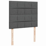 Ottoman Bed with Mattress & LEDs Dark Grey King Single Fabric - Extra Image