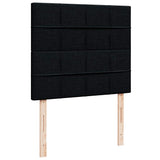 Ottoman Bed with Mattress & LEDs Black King Single Fabric - Extra Image