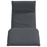 Folding Sun lounger Anthracite 175x54x8.5 cm Oxford Fabric - Top-Down View