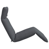 Folding Sun lounger Anthracite 175x54x8.5 cm Oxford Fabric - 45-Degree Angle