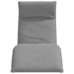 Folding Sun lounger Grey 175x54x8.5 cm Oxford Fabric