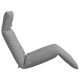 Folding Sun lounger Grey 175x54x8.5 cm Oxford Fabric - 45-Degree Angle