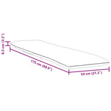 Folding Sun lounger Grey 175x54x8.5 cm Oxford Fabric - Extra Image