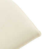 Folding Sun lounger Cream 175x54x8.5 cm Oxford Fabric - Extra Image