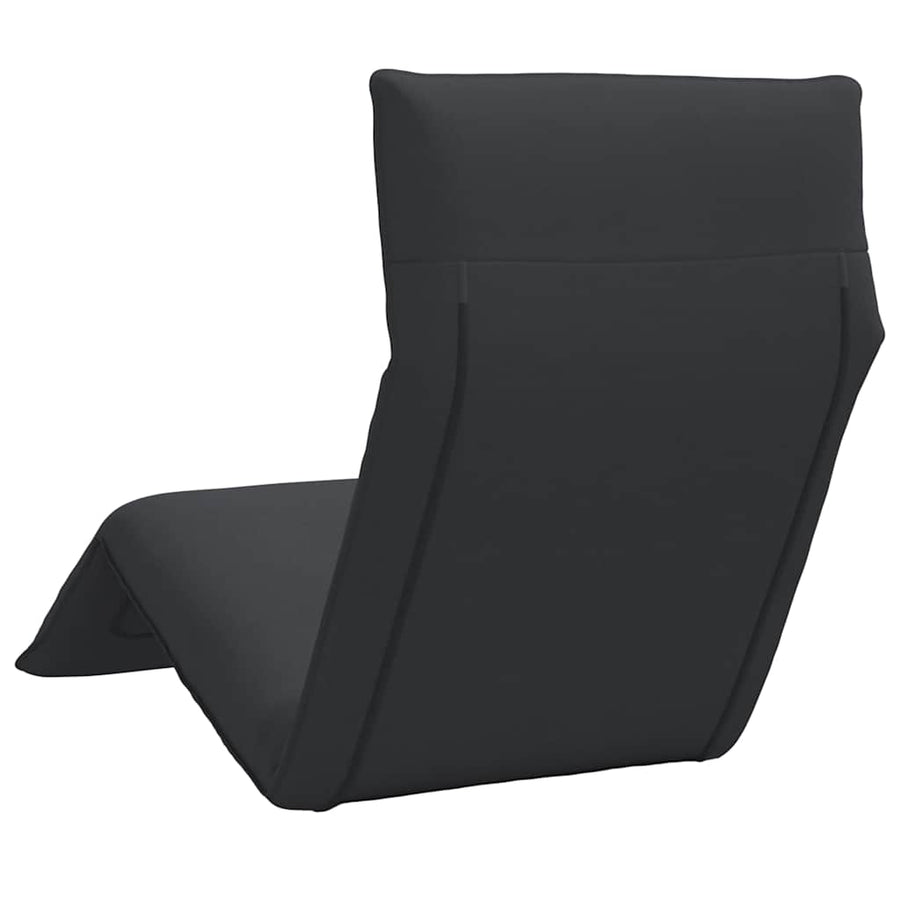 Folding Sun lounger Black 175x54x8.5 cm Oxford Fabric