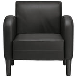 Sofa Chair with Armrests Black 54 cm Faux Leather