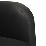 Sofa Chair with Armrests Black 54 cm Faux Leather