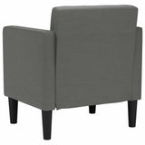 Sofa Chair with Armrests Dark Grey 53 cm Fabric - 45-Degree Angle